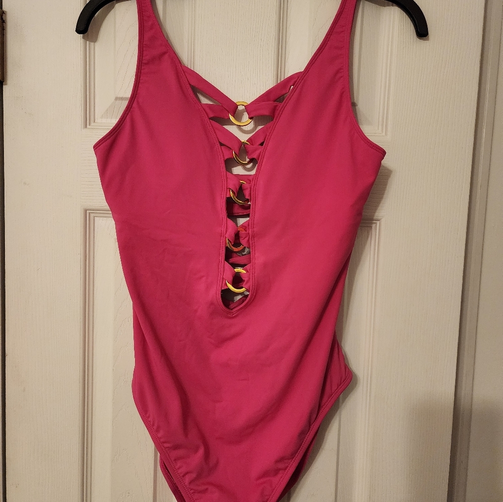BLEU ROD BEATTIE Swinsuit, Size 10, Pink